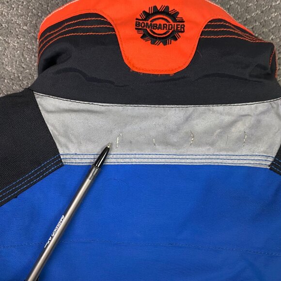 Ski-Doo Team Bombardier Rotax RPM Snowmobile Racing Jacket Men's Medium Blue - Picture 7 of 16